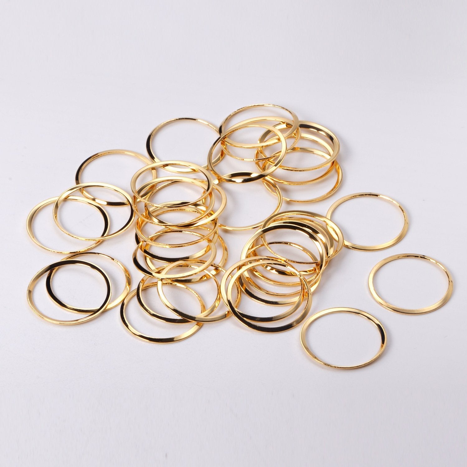 ASON 100Pcs/Lot Fashion Round Charm Stainless Steel 316L Circle Type Pendant Wholesale For Jewelry Accessories Making Supplies asonjewelry